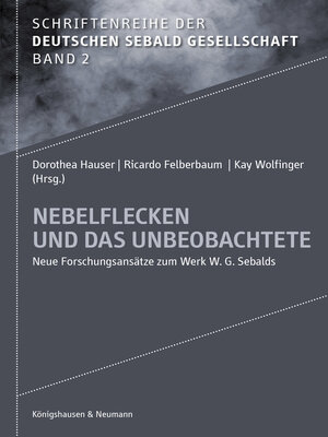 cover image of Nebelflecken und das Unbeobachtete